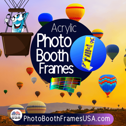 Acrylic frames by Smiley The Photo Booth Frame