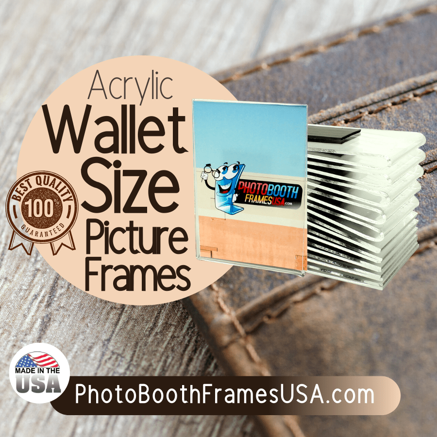Wallet size picture frames